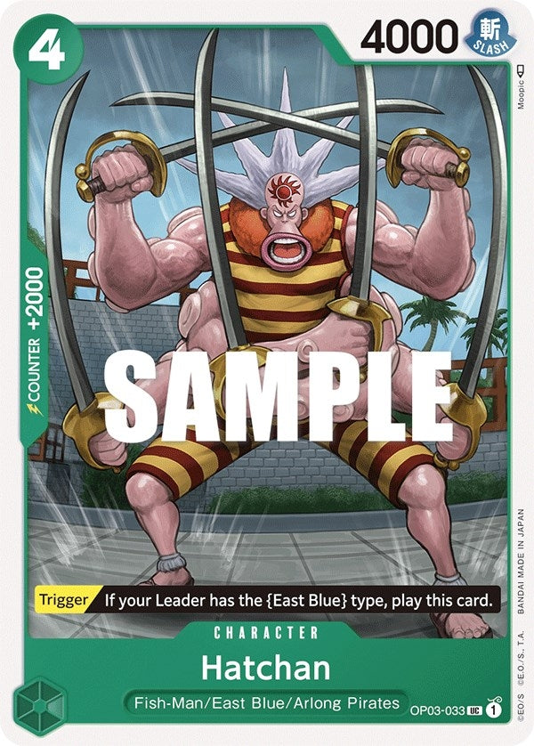 Image for Hatchan (OP03-033) - One Piece Card Game