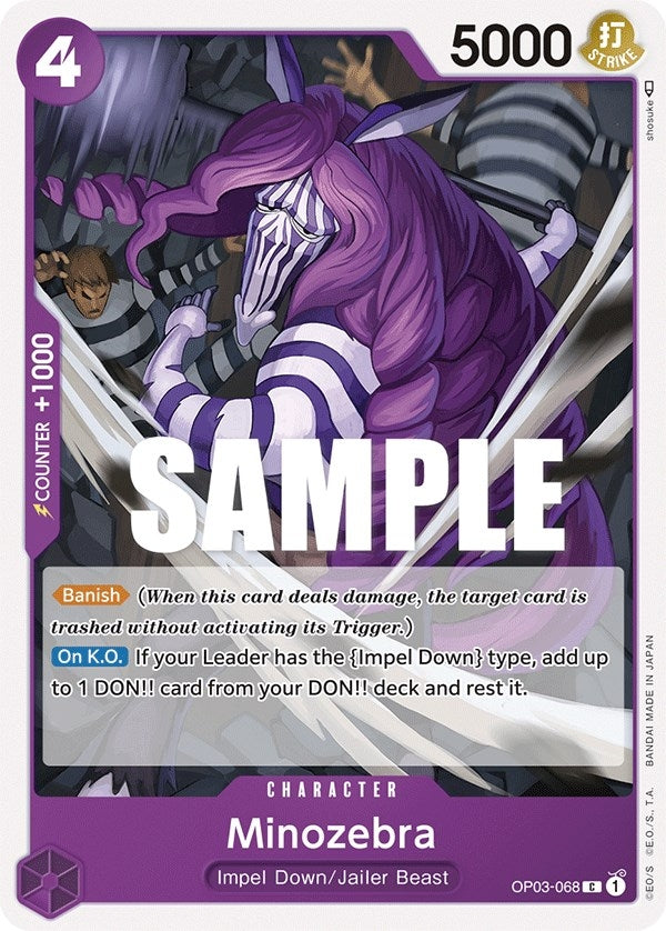 Image for Minozebra (OP03-068) - One Piece Card Game