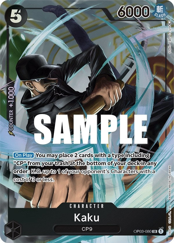 Image for Kaku (080) (Alternate Art) (OP03-080) - One Piece Card Game