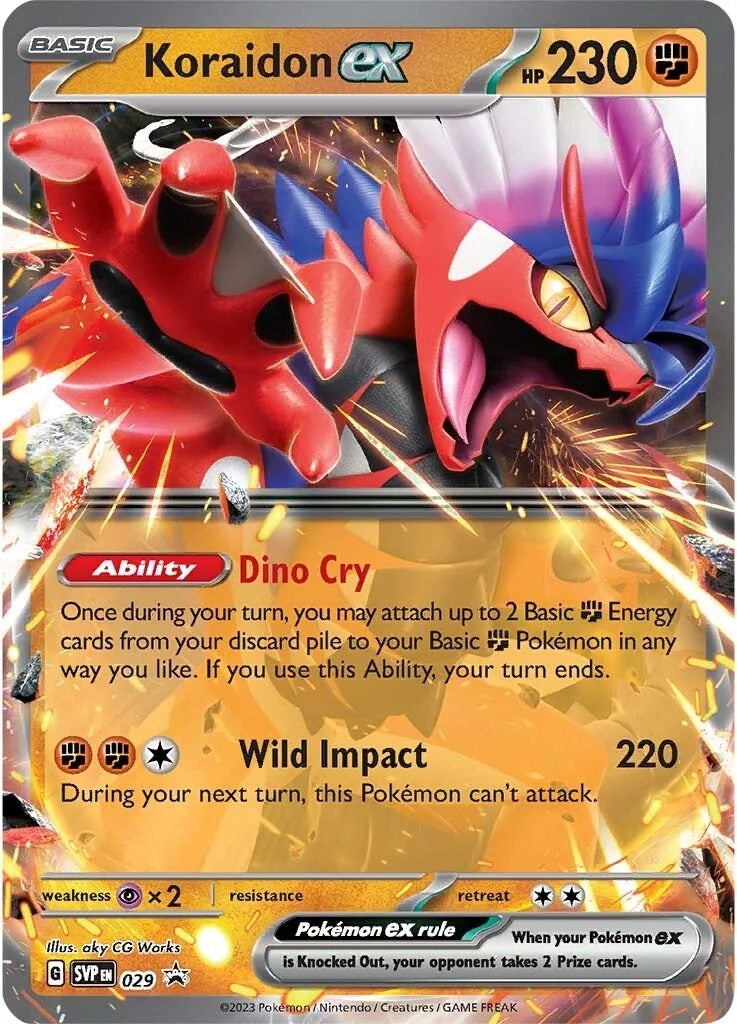 Image for Koraidon ex - 029 (029) - Pokemon