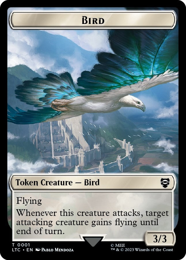 Image for Bird (0001) // Food (0010) Double-Sided Token (1 // 10) - Magic: The Gathering