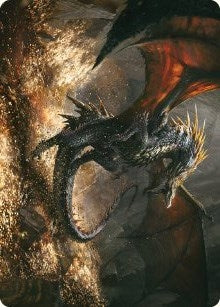 Image for Cavern-Hoard Dragon Art Card (61) - Magic: The Gathering