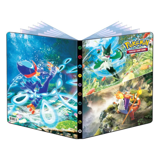 Image for Pokemon Scarlet and Violet Skeledirge, Meowscarada, and Quaquaval 9-Pocket Portfolio - Storage Albums
