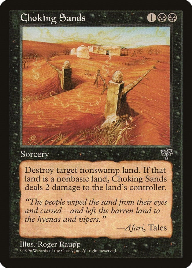 Image for Choking Sands - Magic: The Gathering