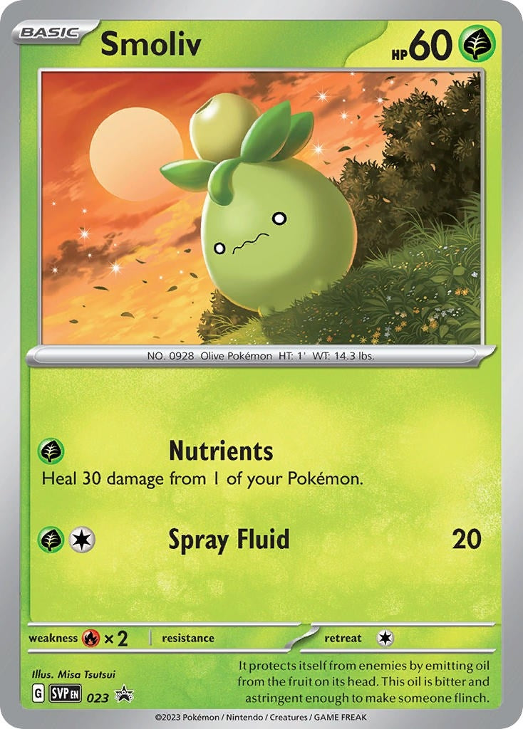 Image for Smoliv - 023 (023) - Pokemon