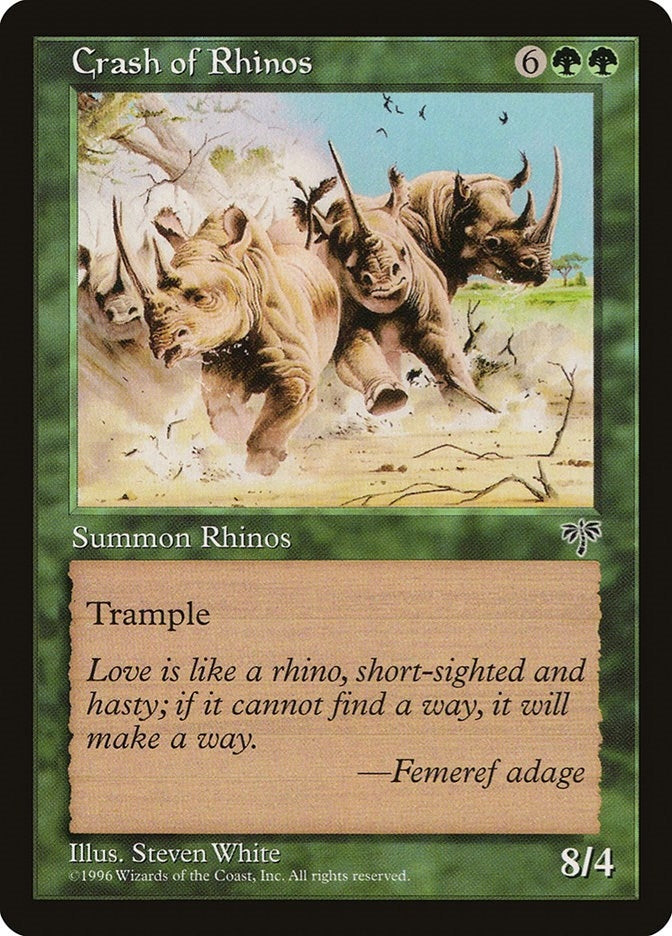 Image for Crash of Rhinos - Magic: The Gathering