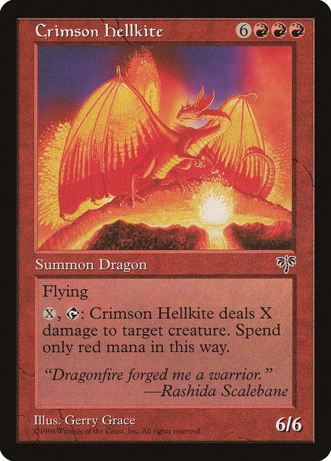 Image for Crimson Hellkite - Magic: The Gathering