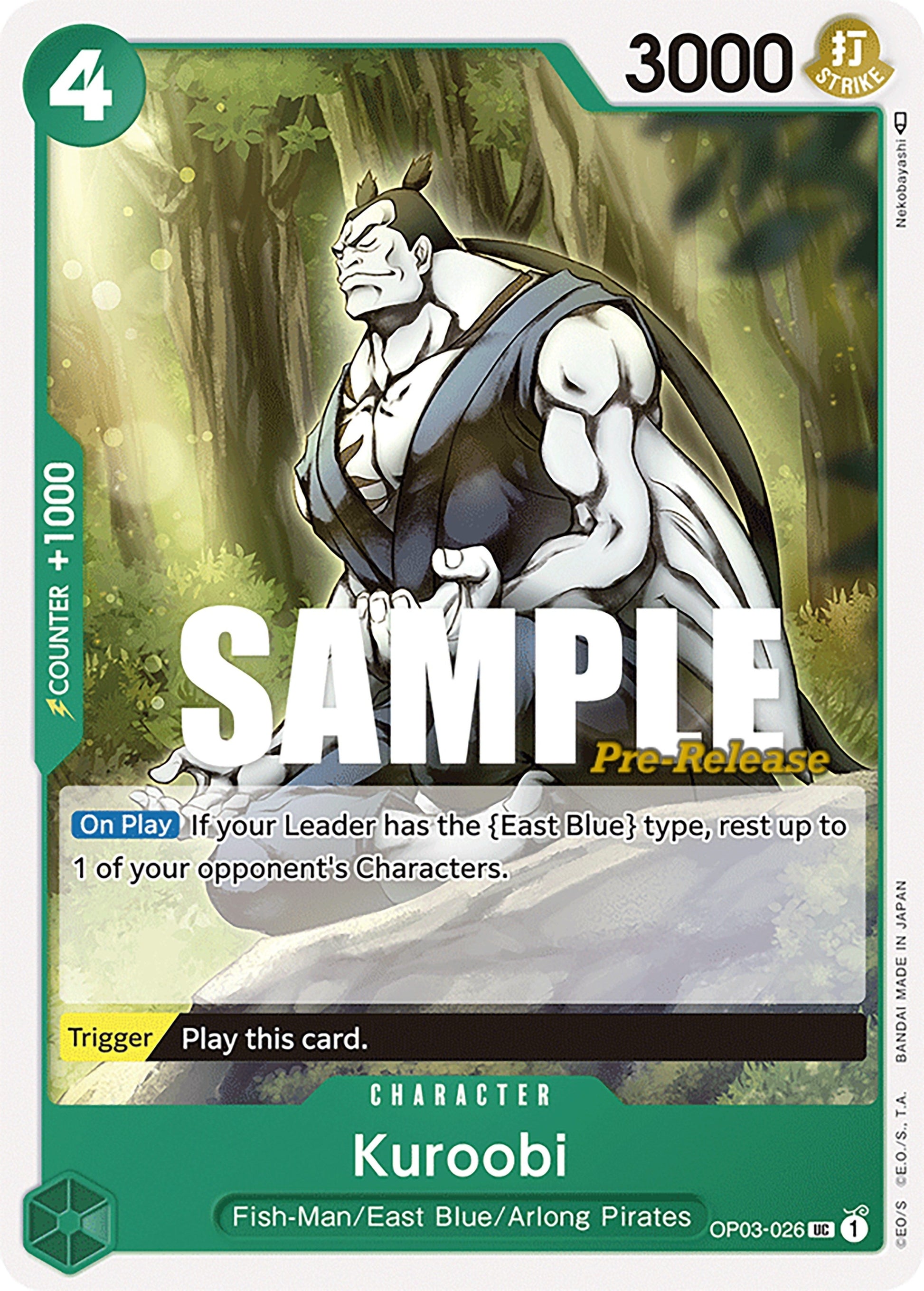 Image for Kuroobi (OP03-026) - One Piece Card Game