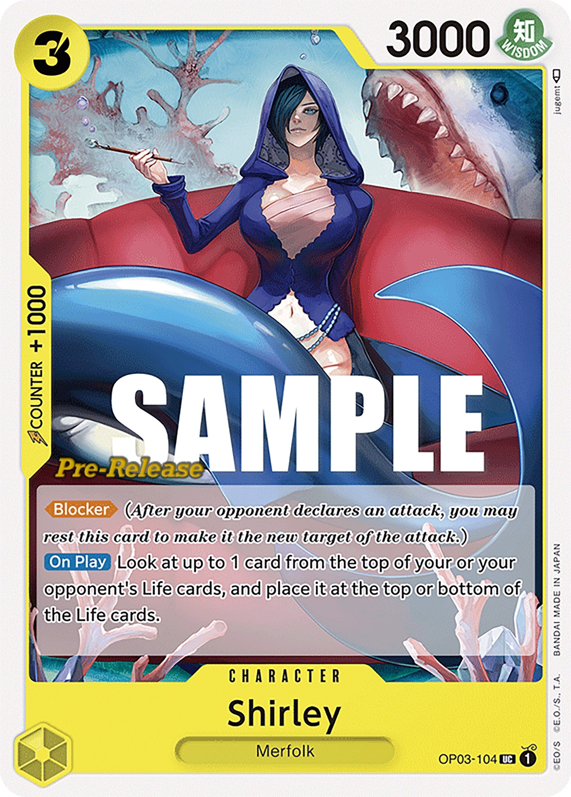 Image for Shirley (OP03-104) - One Piece Card Game