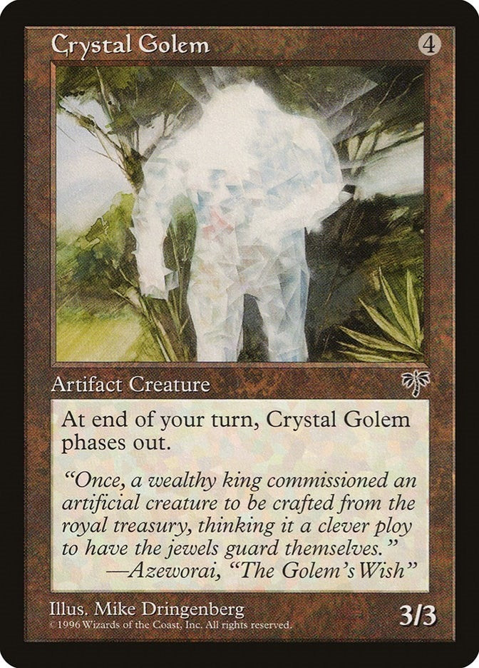 Image for Crystal Golem - Magic: The Gathering