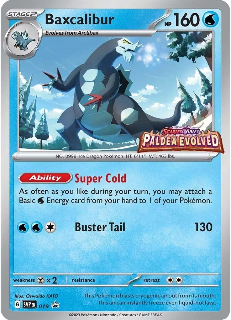 Image for Baxcalibur - 019 (Prerelease) (019) - Pokemon