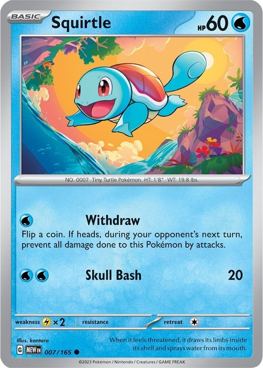 Image for Squirtle (007/165) - Pokemon
