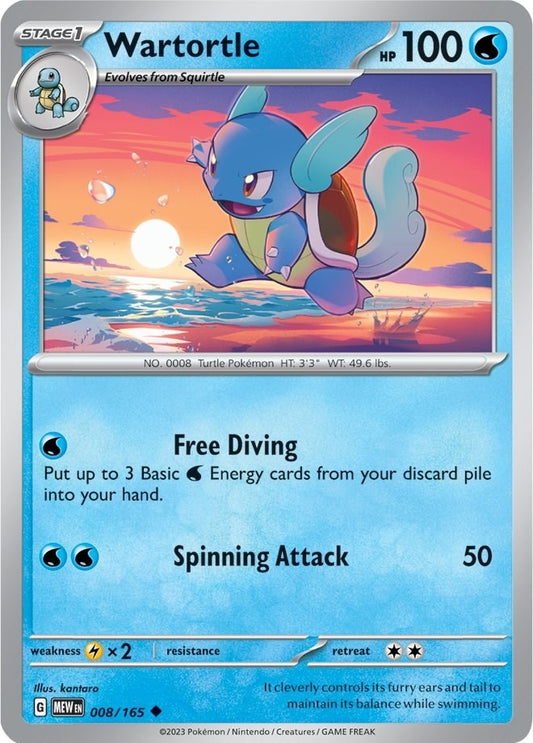 Image for Wartortle (008/165) - Pokemon