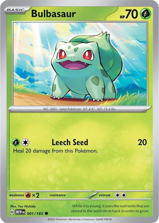 Image for Bulbasaur (001/165) - Pokemon