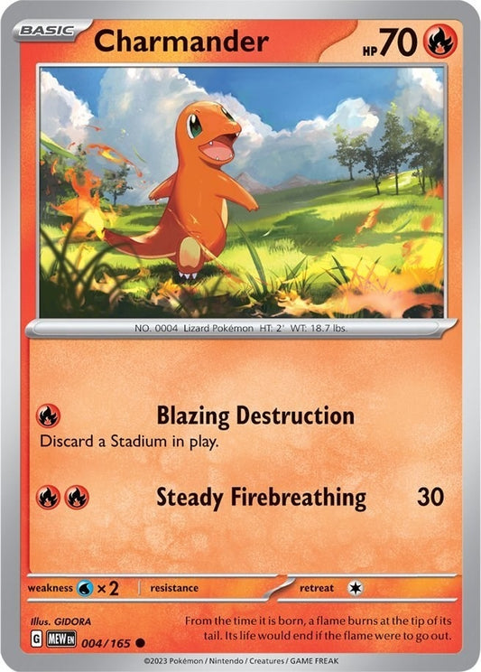 Image for Charmander (004/165) - Pokemon
