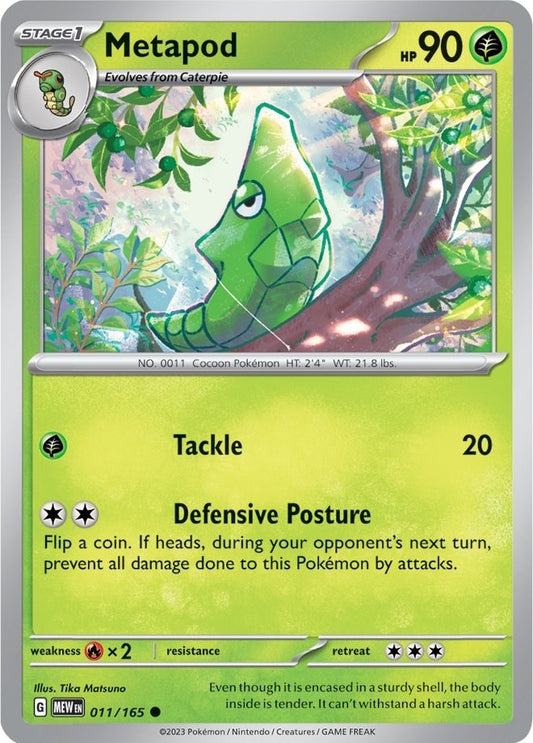 Image for Metapod (011/165) - Pokemon