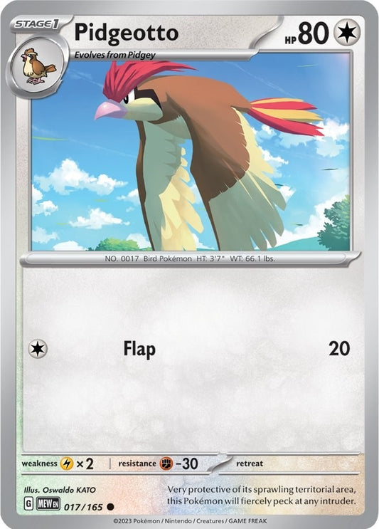 Image for Pidgeotto (017/165) - Pokemon