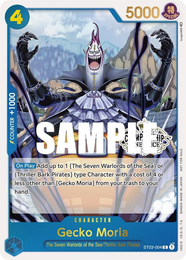 Image for Gecko Moria (Store Championship Participation Pack) (ST03-004) - One Piece Card Game