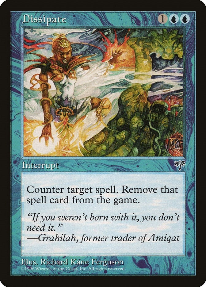 Image for Dissipate - Magic: The Gathering