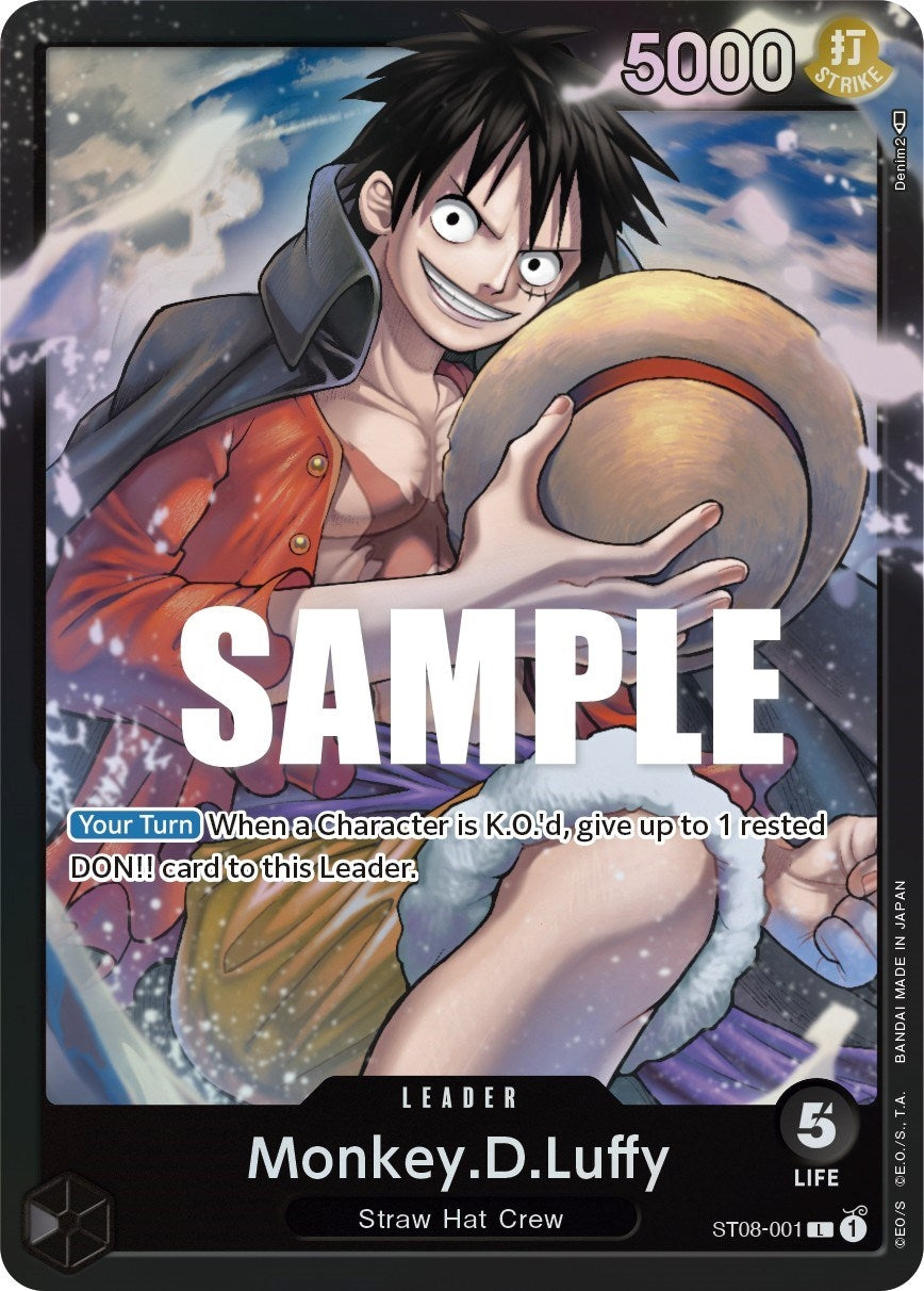 Image for Monkey.D.Luffy (001) (ST08-001) - One Piece Card Game