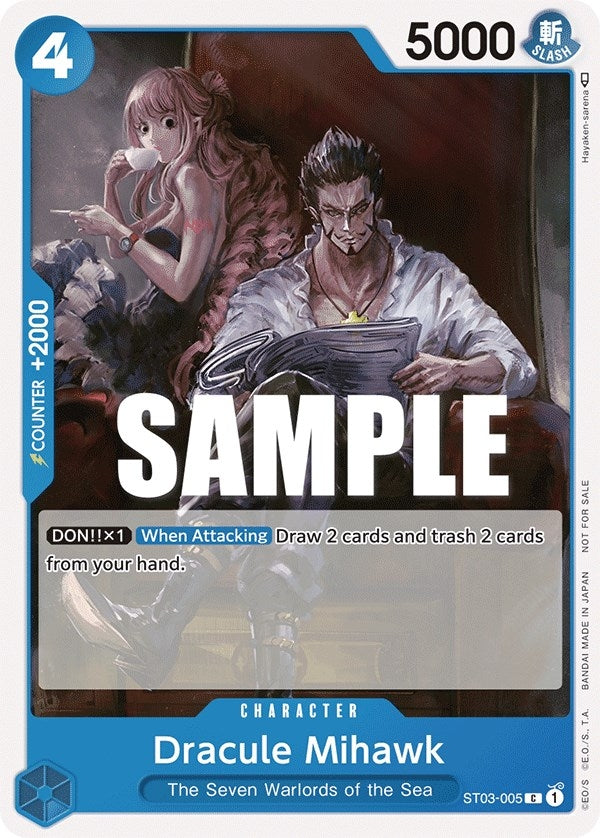 Image for Dracule Mihawk (Tournament Pack Vol. 4) (ST03-005) - One Piece Card Game