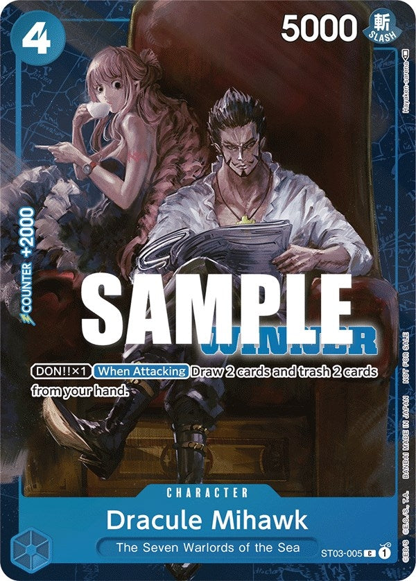 Image for Dracule Mihawk (Winner Pack Vol. 4) (ST03-005) - One Piece Card Game