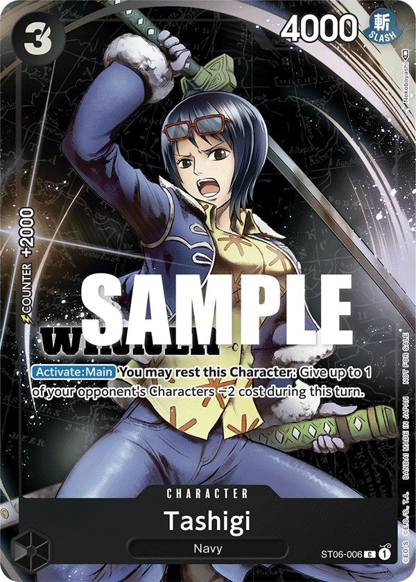 Image for Tashigi (Winner Pack Vol. 4) (ST06-006) - One Piece Card Game