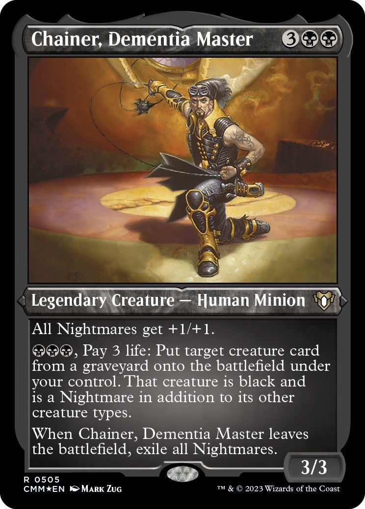 Image for Chainer, Dementia Master (Foil Etched) (505) - Magic: The Gathering