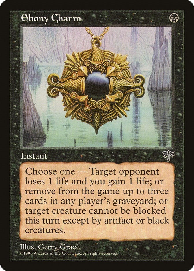 Image for Ebony Charm - Magic: The Gathering