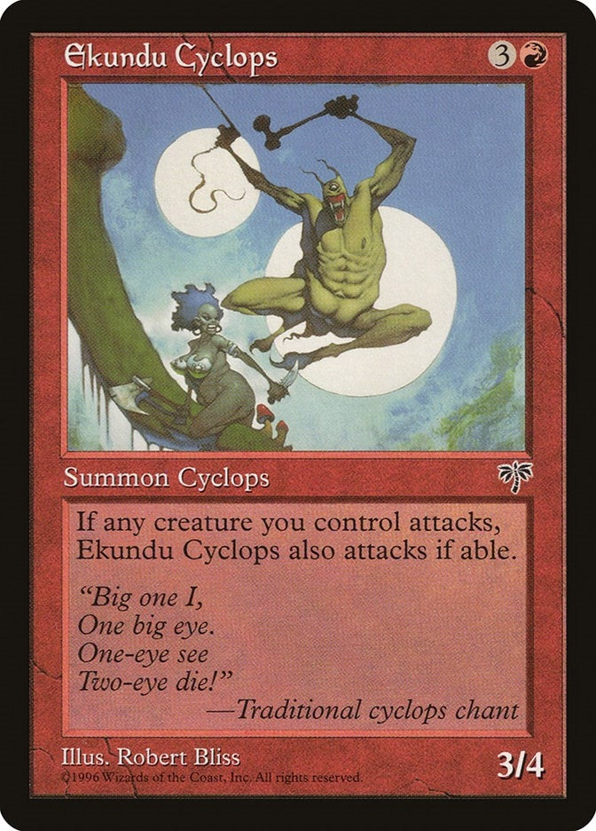 Image for Ekundu Cyclops - Magic: The Gathering