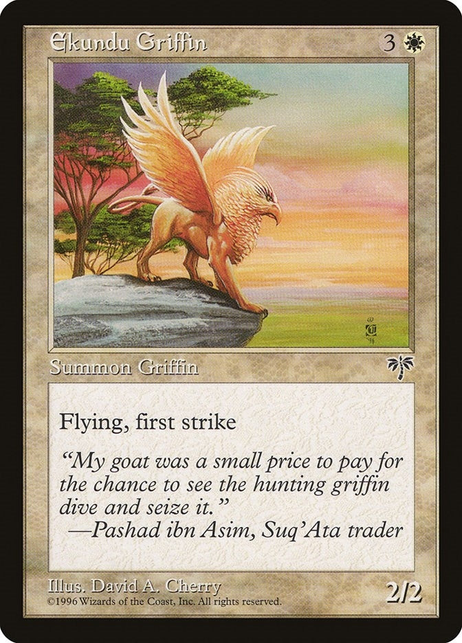 Image for Ekundu Griffin - Magic: The Gathering