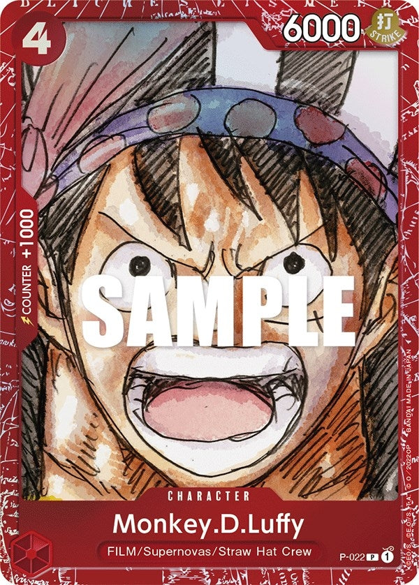 Image for Monkey.D.Luffy (Premium Card Collection -ONE PIECE FILM RED Edition-) (P-022) - One Piece Card Game
