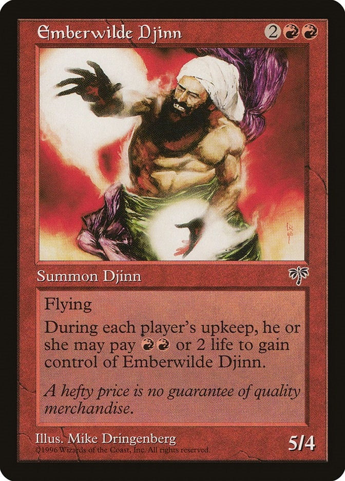 Image for Emberwilde Djinn - Magic: The Gathering