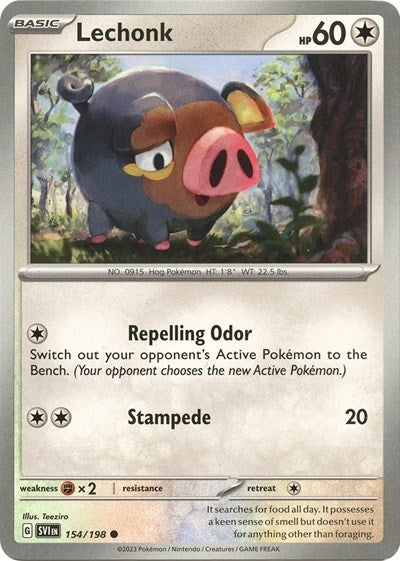 Image for Lechonk - 154/198 (Holo) (154/198) - Pokemon