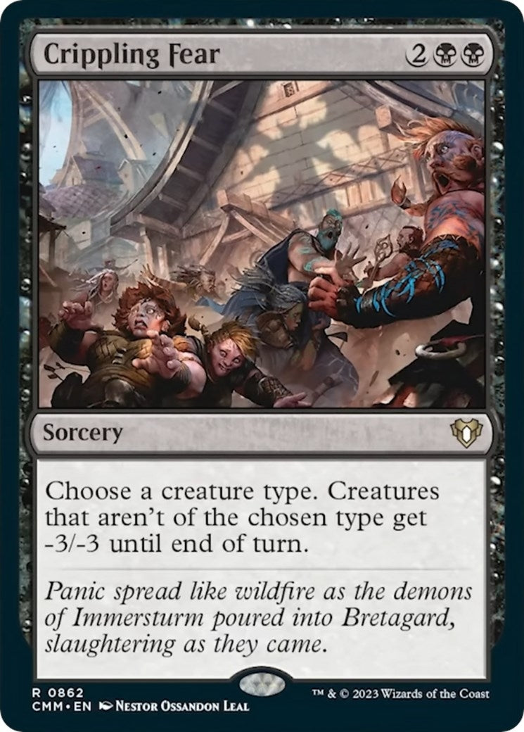 Image for Crippling Fear (862) - Magic: The Gathering