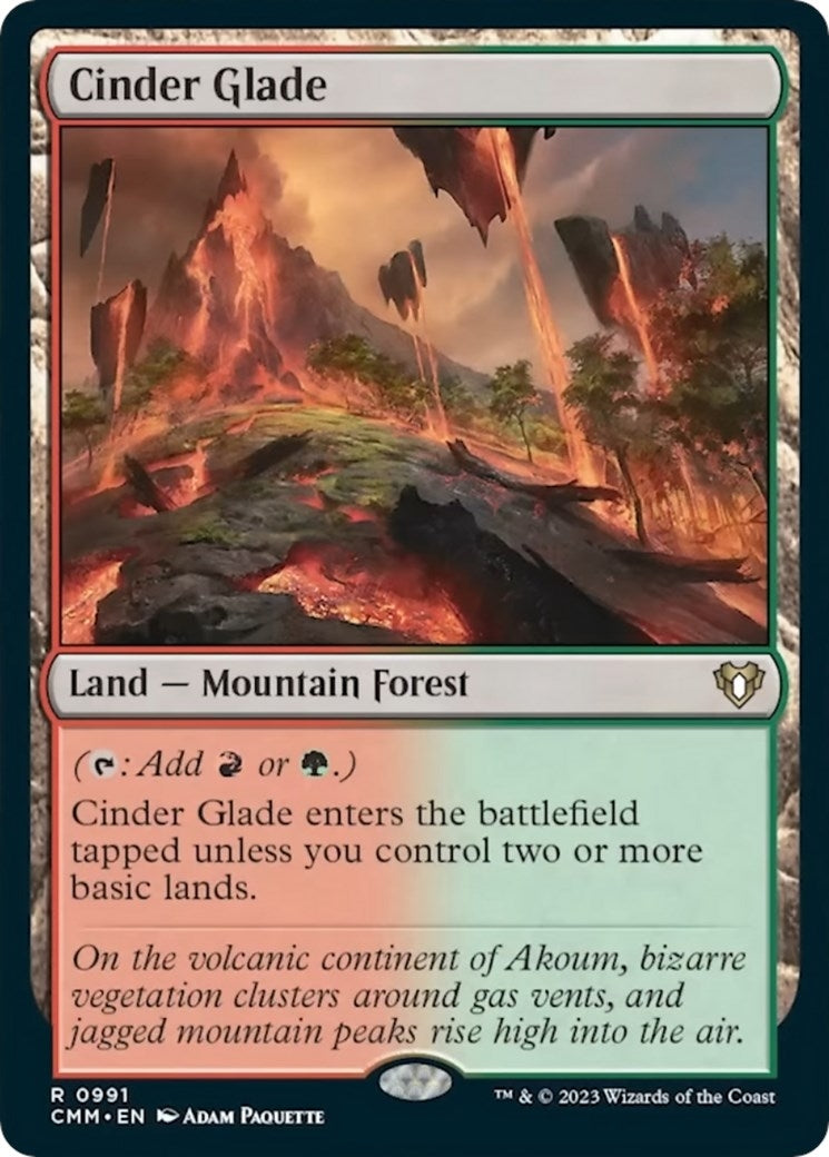 Image for Cinder Glade (991) - Magic: The Gathering