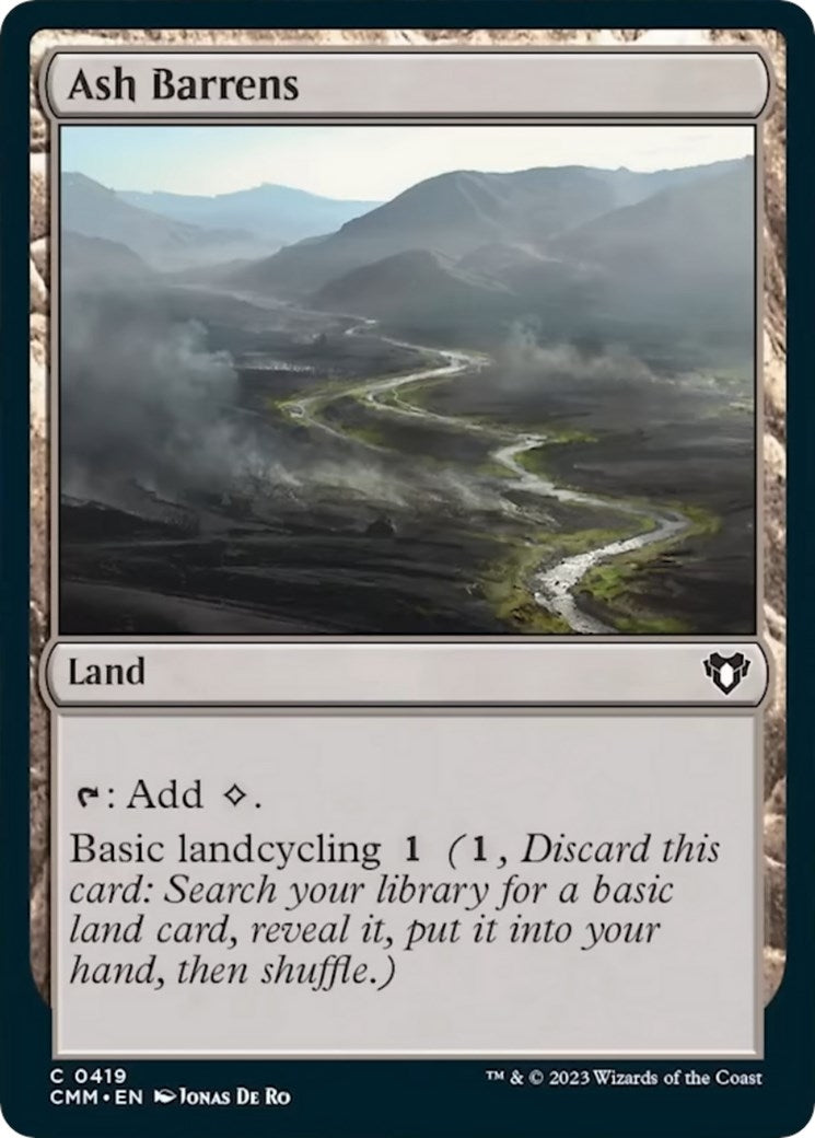 Image for Ash Barrens (419) - Magic: The Gathering