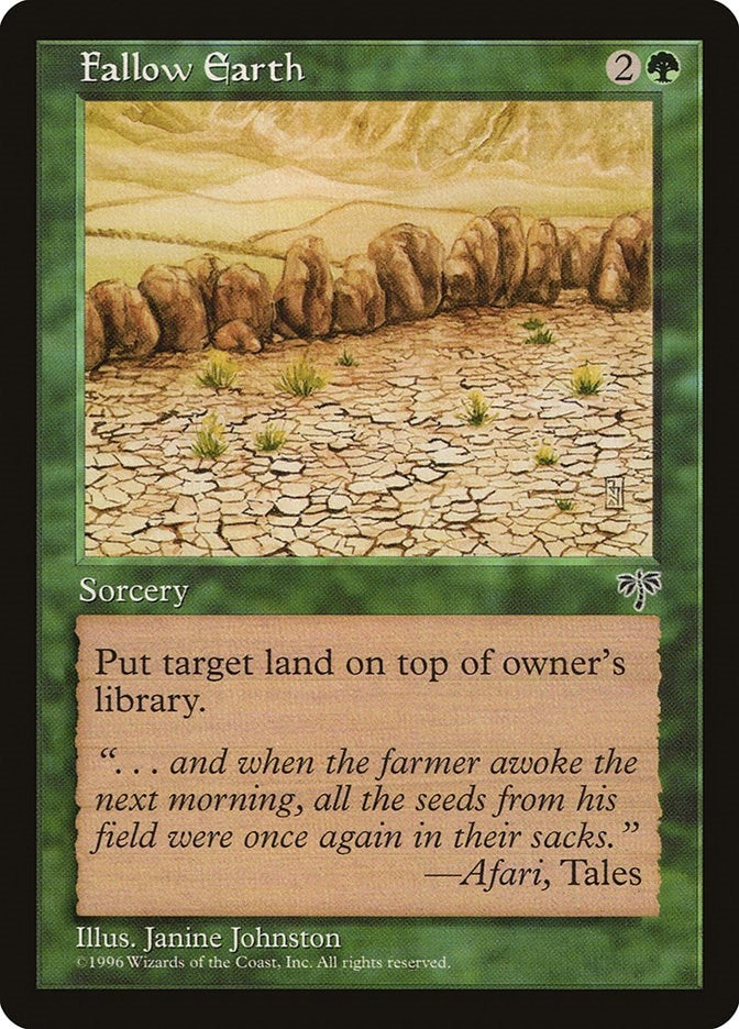 Image for Fallow Earth - Magic: The Gathering