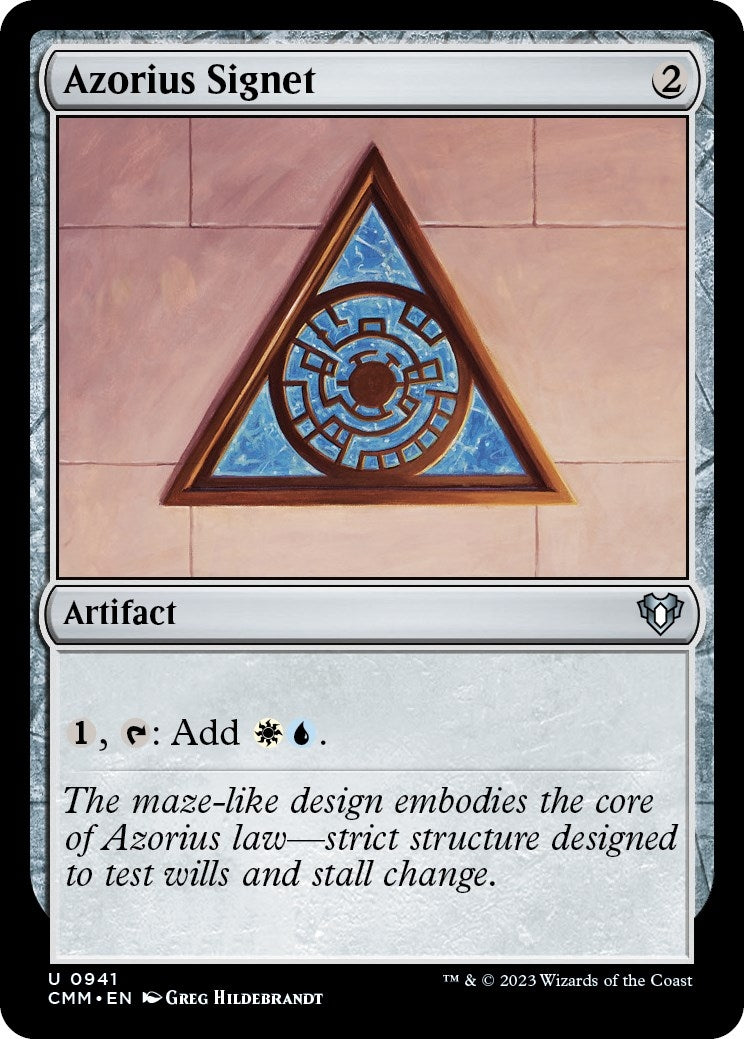 Image for Azorius Signet (941) - Magic: The Gathering