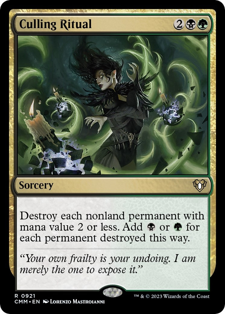 Image for Culling Ritual (921) - Magic: The Gathering