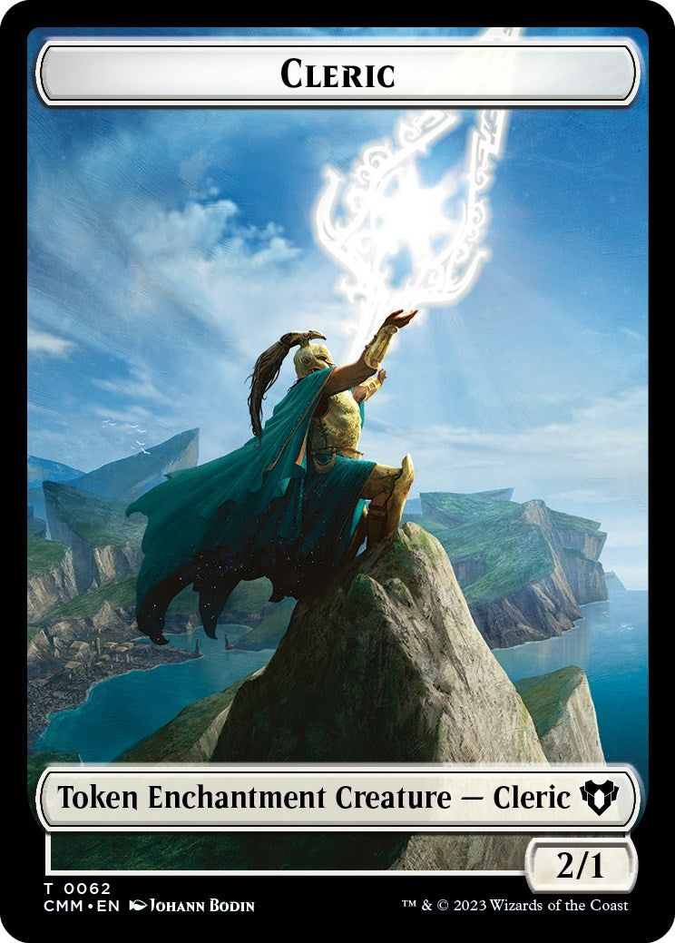 Image for Cleric // Cat Beast Double-Sided Token (62 // 61) - Magic: The Gathering