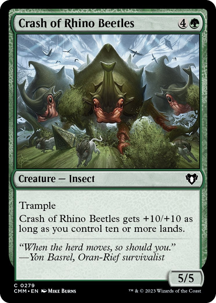 Image for Crash of Rhino Beetles (279) - Magic: The Gathering