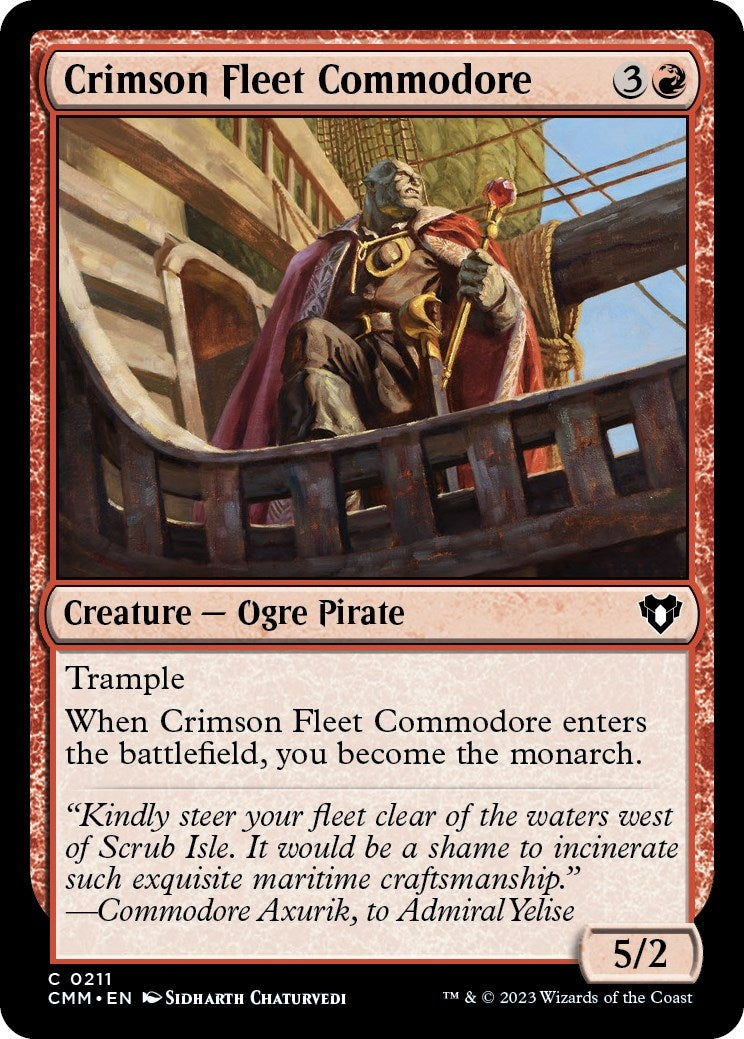 Image for Crimson Fleet Commodore (211) - Magic: The Gathering