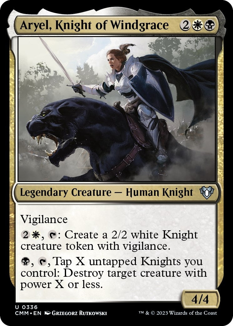 Image for Aryel, Knight of Windgrace (336) - Magic: The Gathering