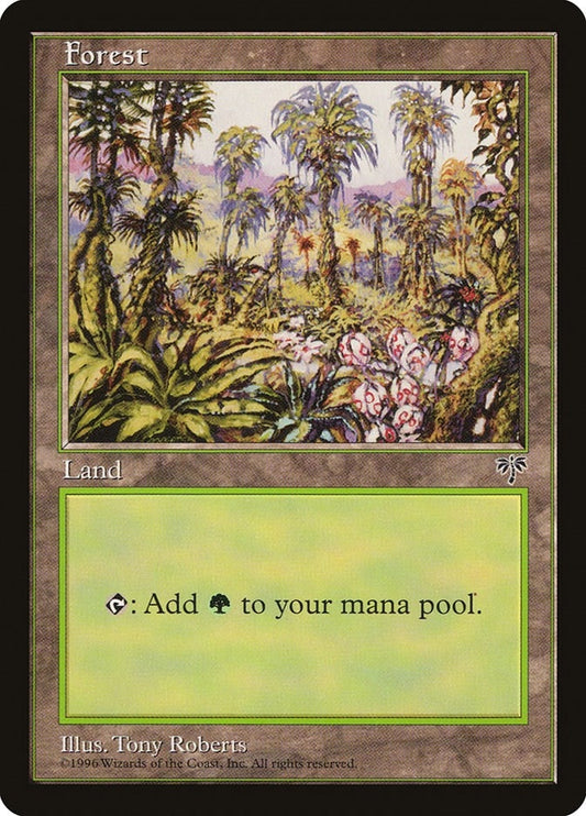 Image for Forest (Pink Flowers Right) - Magic: The Gathering