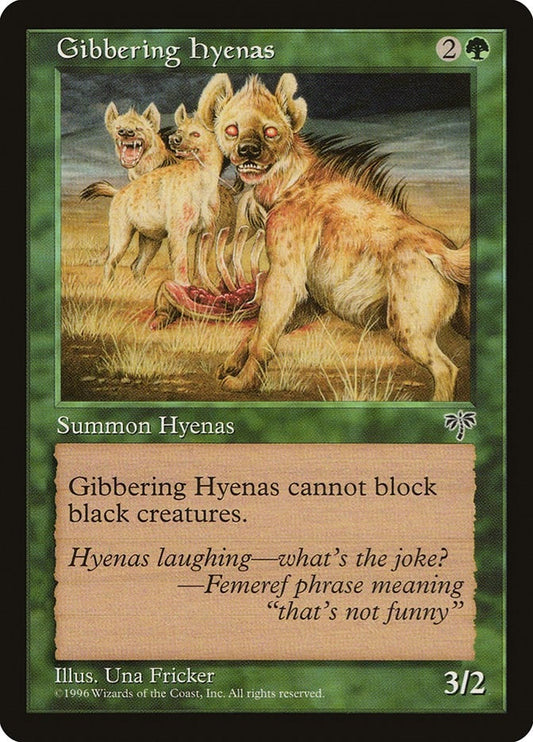 Image for Gibbering Hyenas - Magic: The Gathering