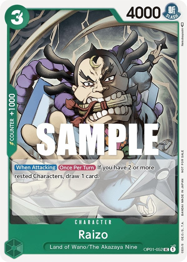Image for Raizo (Event Pack Vol. 2) (OP01-052) - One Piece Card Game