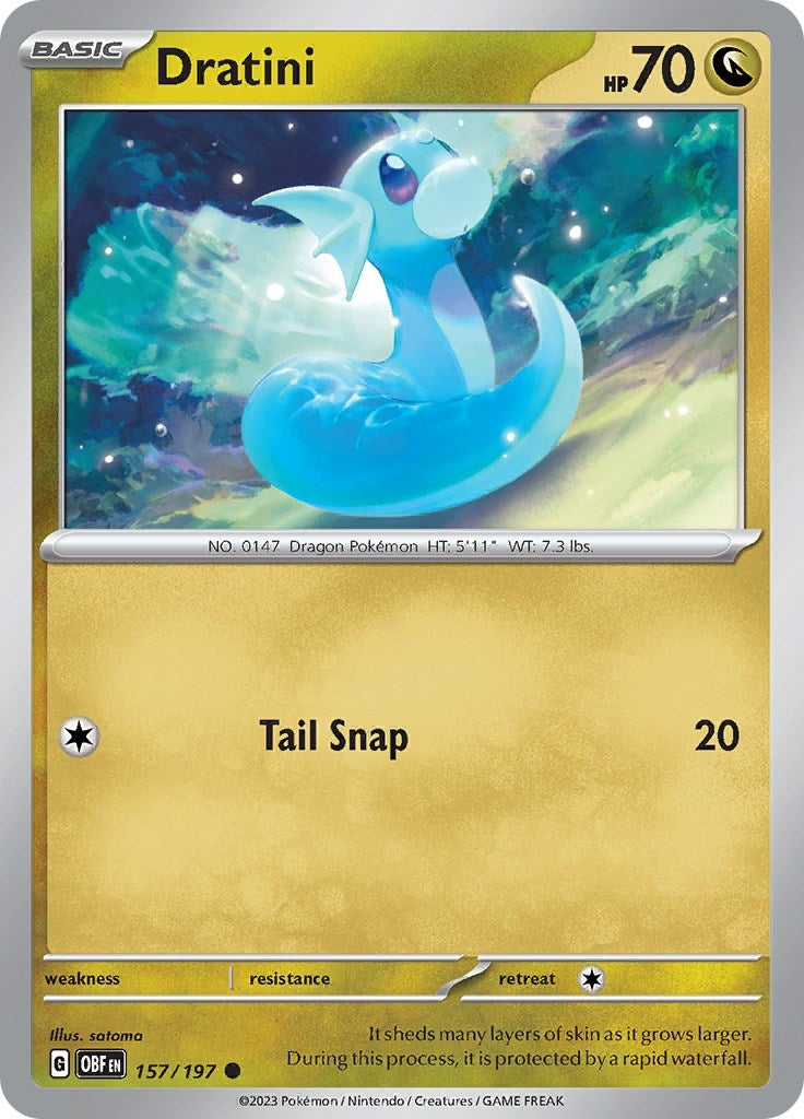 Image for Dratini (157/197) - Pokemon