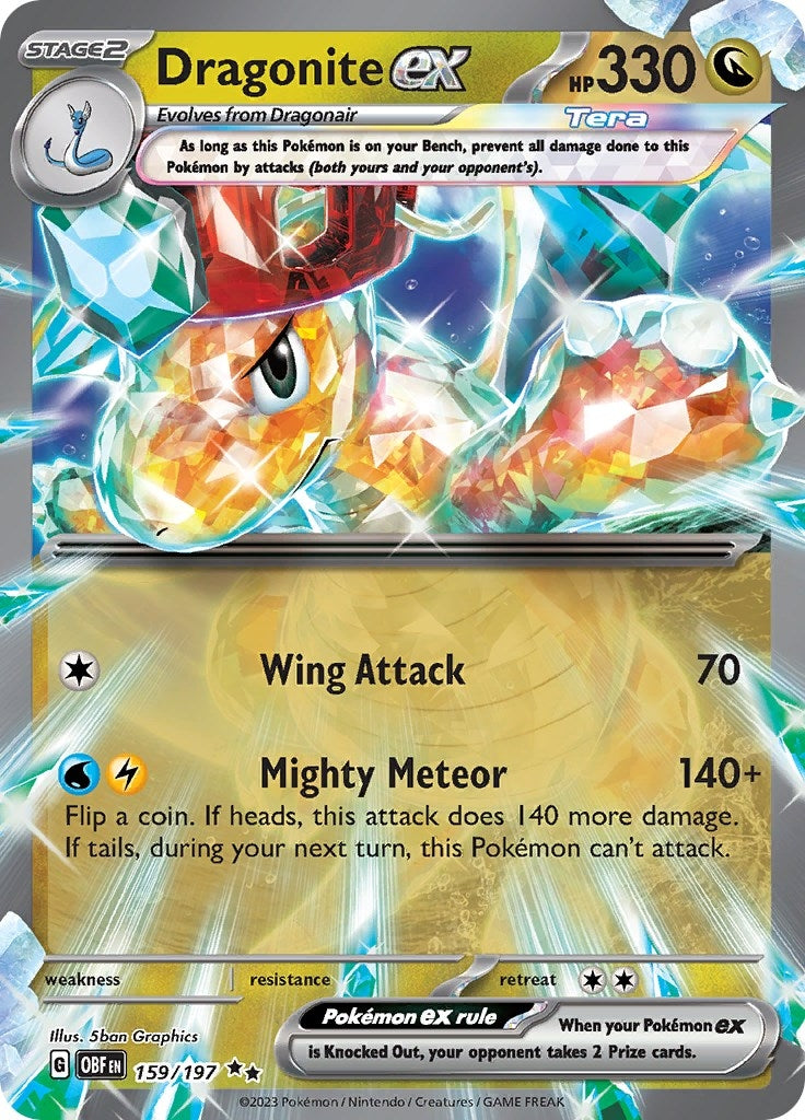 Image for Dragonite ex (159/197) - Pokemon