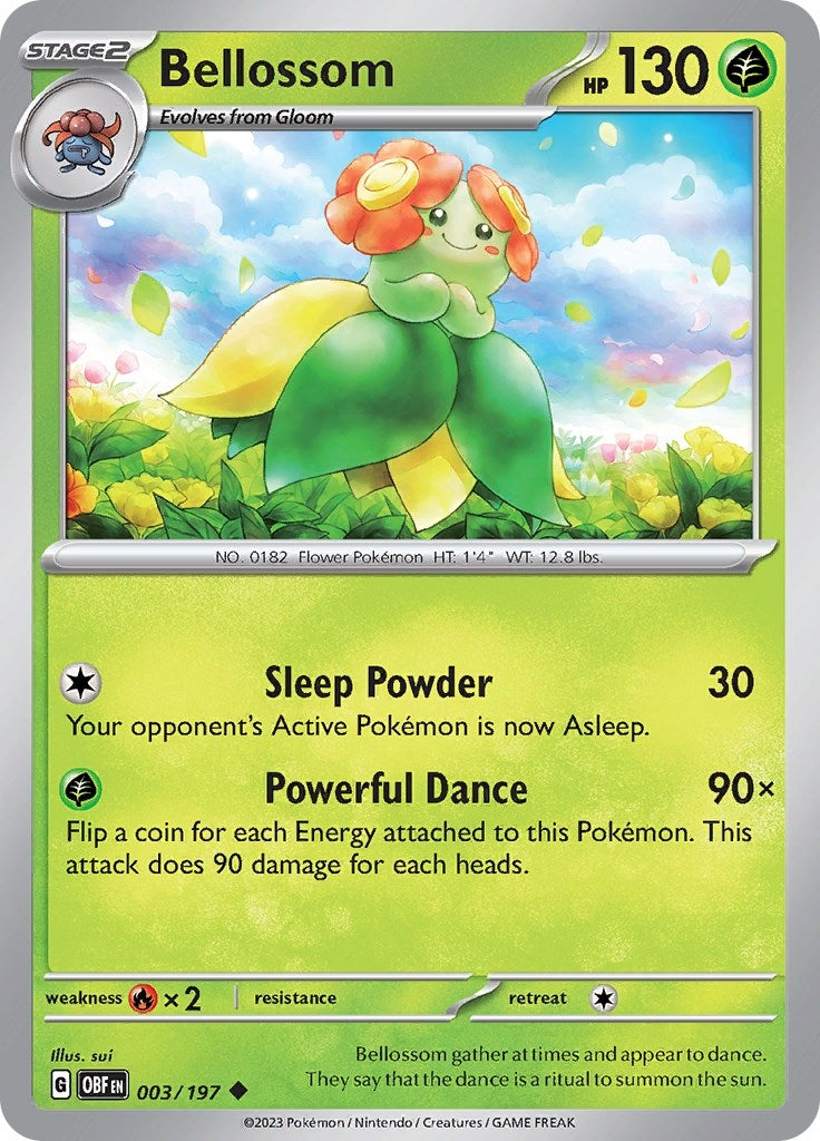 Image for Bellossom (003/197) - Pokemon